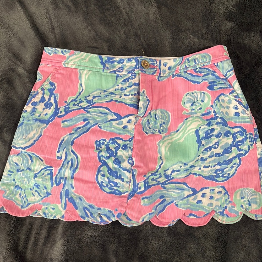 NWOT Lilly Pulitzer Colette Hem Skort Size 2